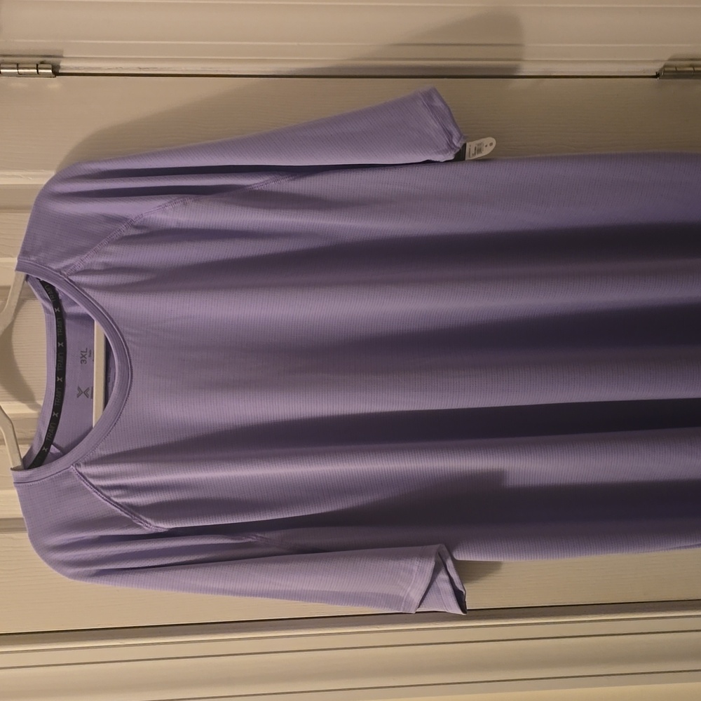 XERSION BRAND MEN'S BIG AND TALL PURPLE TEE-SHIRT SIZE 3XL